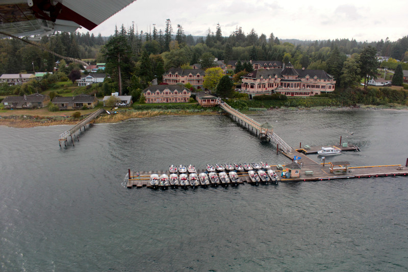 Painters Lodge from float plane
