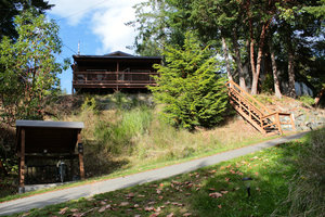 Our cabin on Quadra Island
