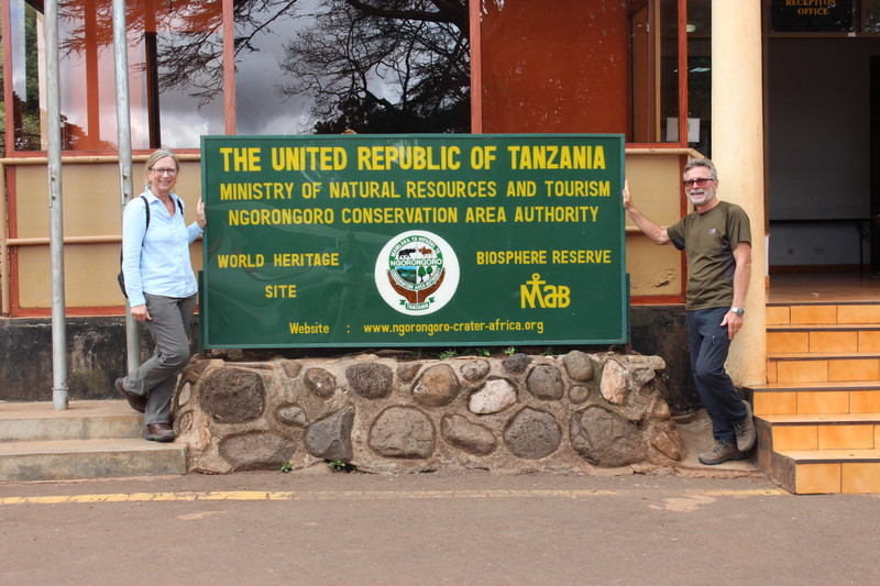 Entrance to Ngorongoro Conservation Area