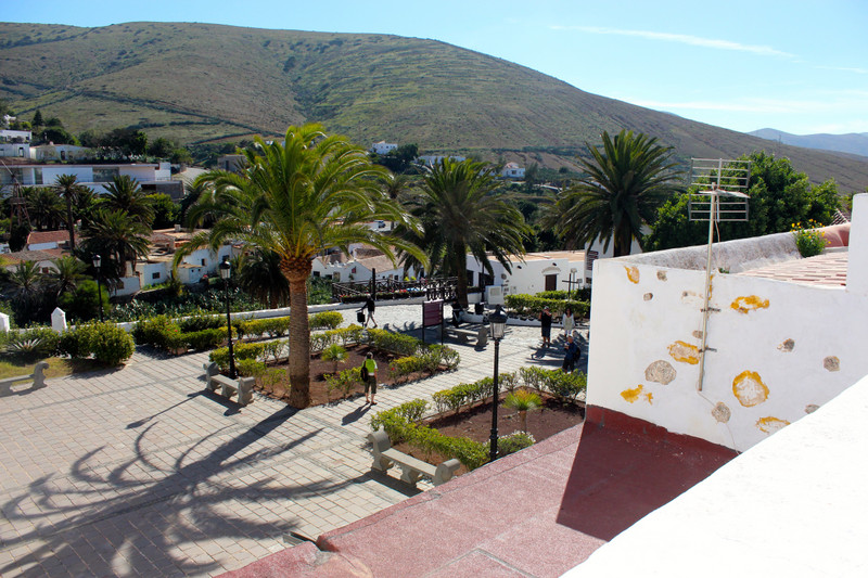 Overlooking the square at Betancuria