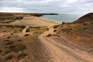 One of the beaches walking across to Papagayo