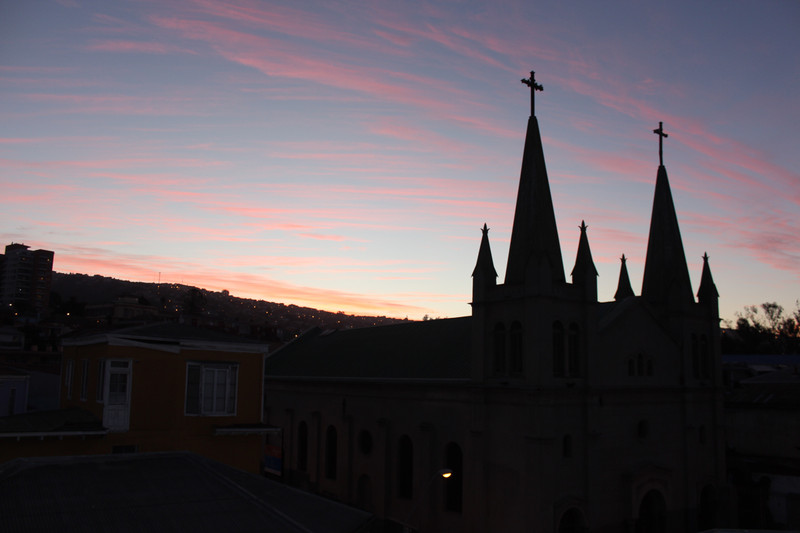 Church spires from our hotel terrace