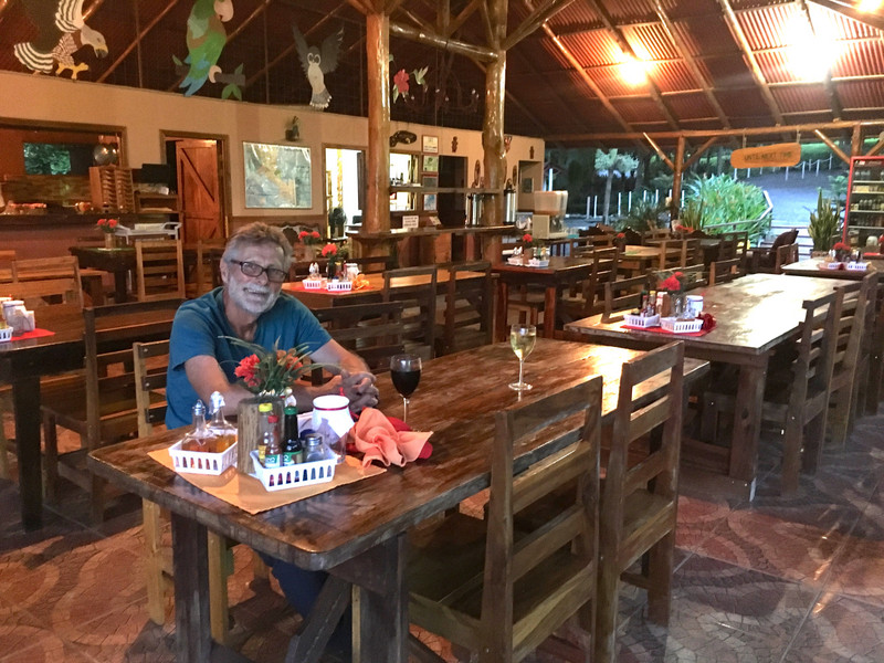 Paul in Restaurant and viewing area