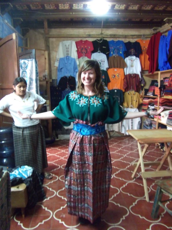 Traditional Guatemalan dress