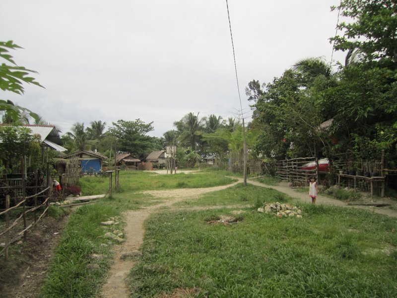 leading to a village