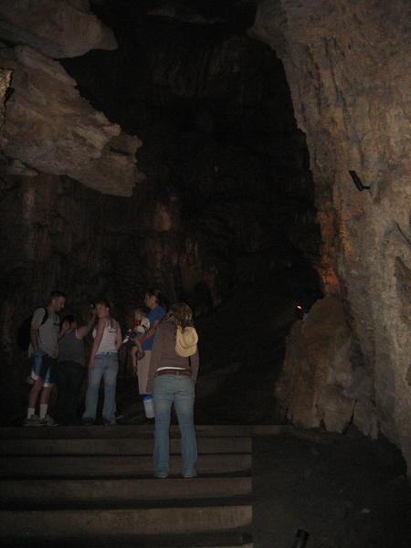 one of the big "rooms" in the cave