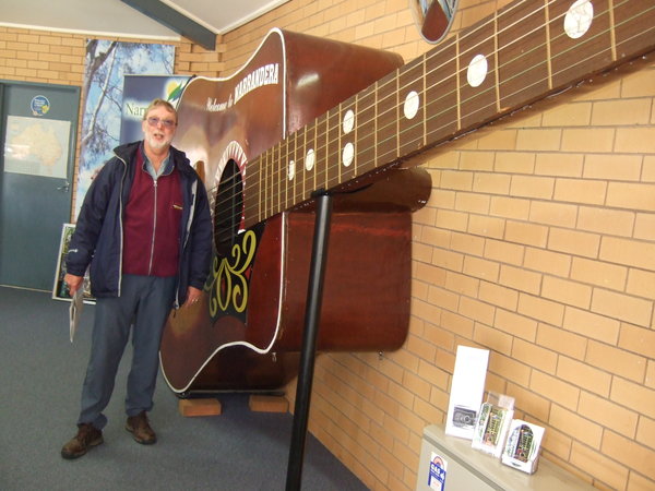 This guitar is just a bit too big!