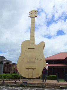The Big Golden Guitar at Tamworth