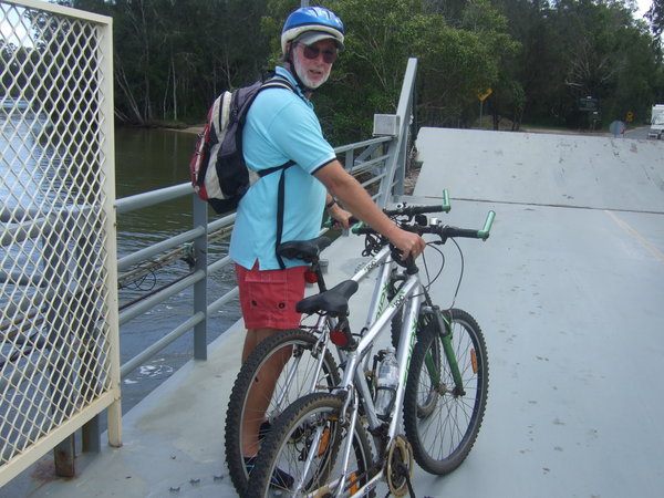 $1 return on the ferry - good for us cyclists