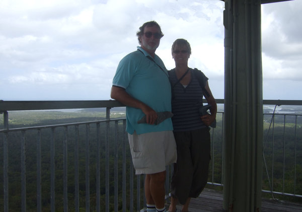 We had wonderful panoramic views from the lookout