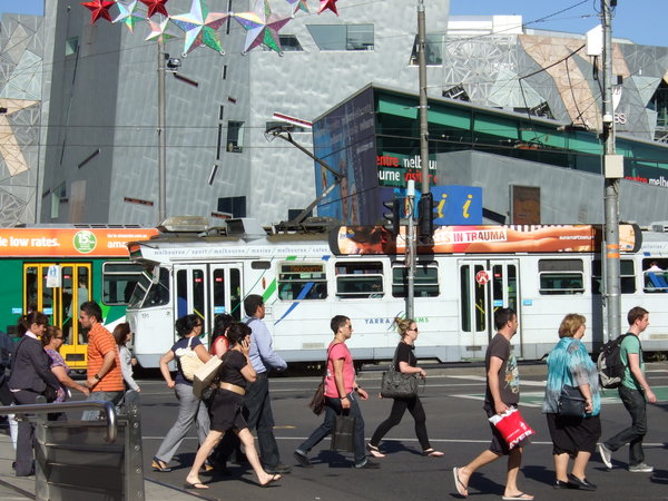 Melbourne trams are a great way to travel about the city