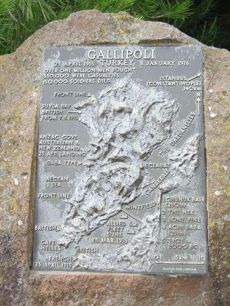 Graphic reminder of the tragedy that occurred at Gallipoli