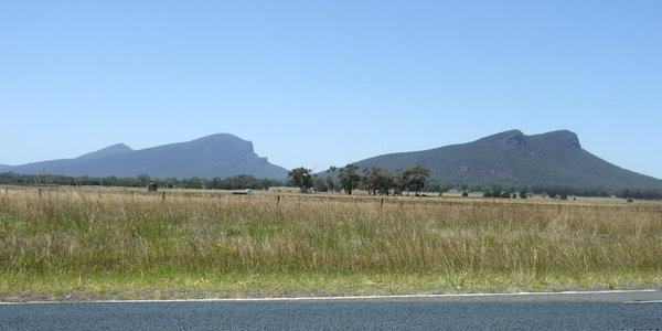 That's about as close as we got to the mountains in the Grampians