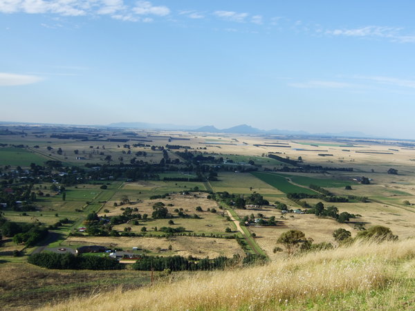 View towards The Grampians from Mount Rouse Lookout