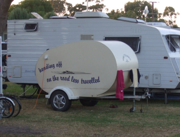I wonder who uses this caravan?