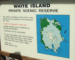 A map of White Island