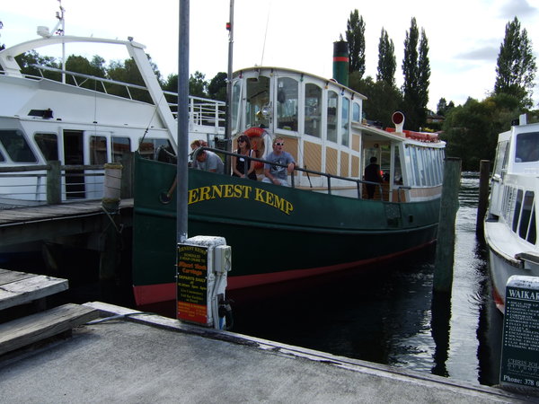 The 'Ernest Kemp' replica steamboat