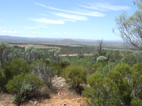Wonderful view over the souther Flinders Ranges
