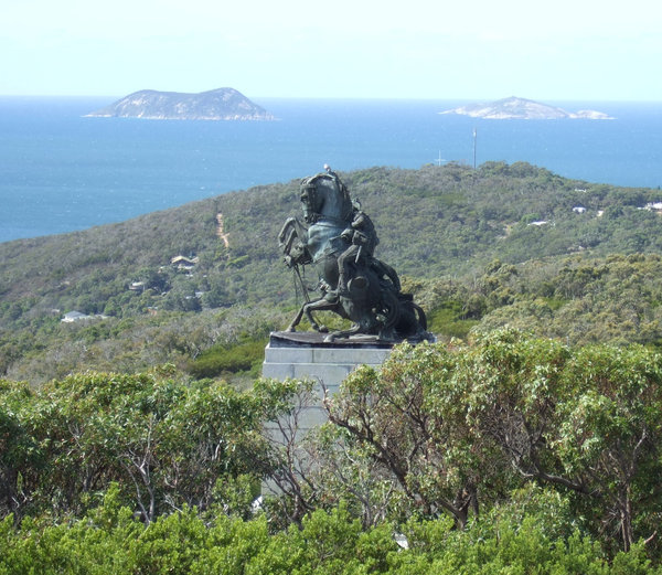 Wonderful view of the Memorial and King George Sound