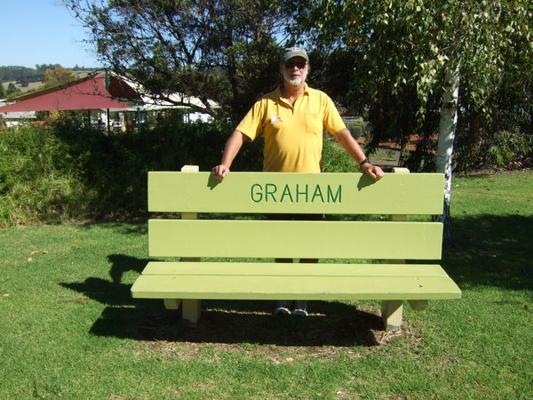 Graham with 'his' chair