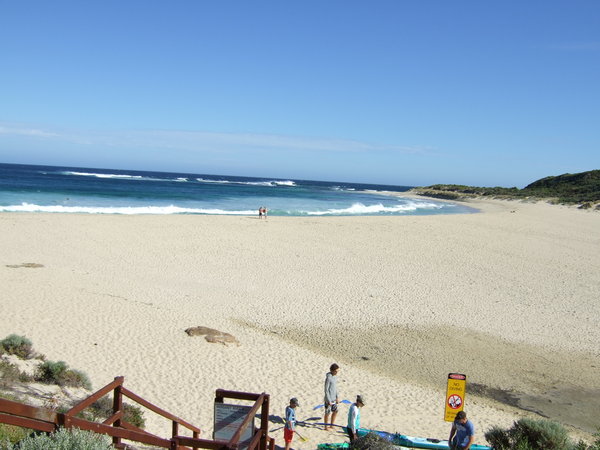 Beautiful beach at Margaret River Mouth