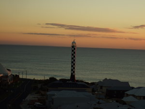 Twilight over the lighthouse