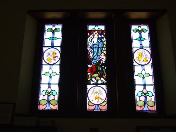 Beautiful window in St Catherine's Church
