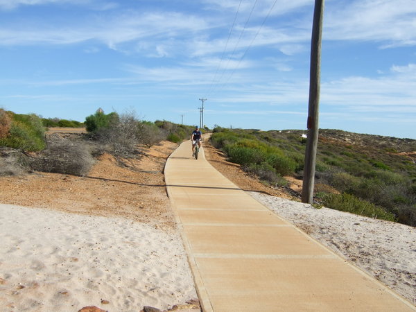 Great coastal cycle path
