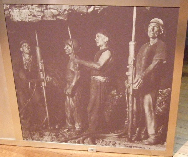 Miners pictured in 1932