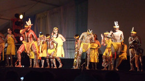 The opening performance at the Cultural Festival