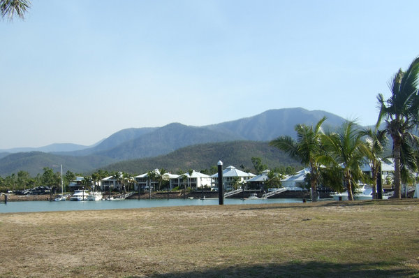 Smart new waterfront houses at nearby Port Hinchinbrook