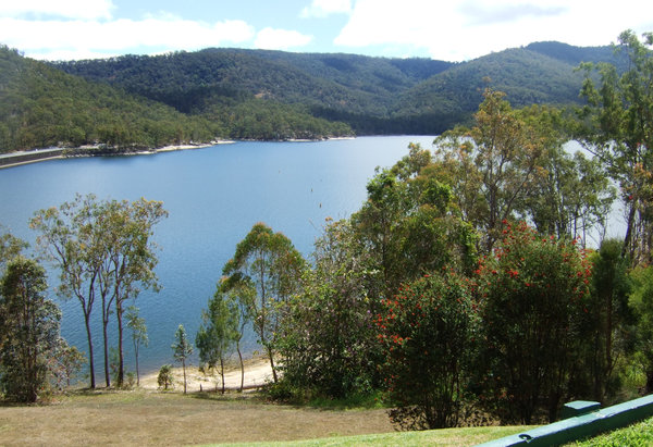 Splendid view of the lake from the lookout