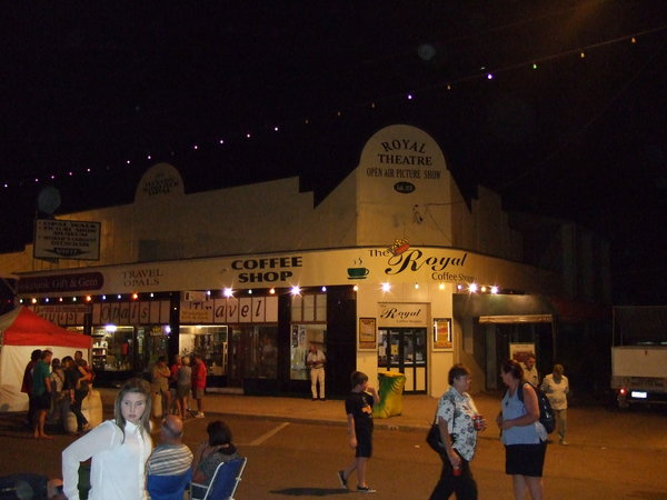 Festival evening in Winton's main street