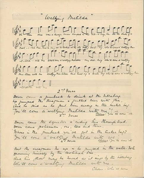 The original manuscript which was transcribed by Christina Macpherson in 1895
