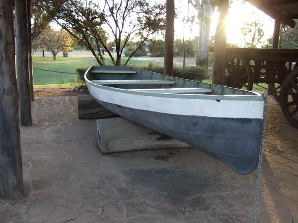 One of the Roma 'floodboats' used in the early part of the 20th century 