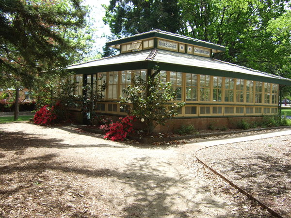Blowes Conservatory in Cook Park - built specially for the growing of begonias
