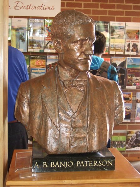Banjo Paterson in Yass Information Centre