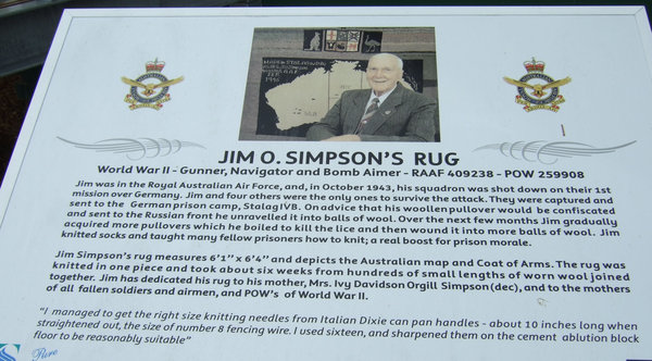 Jim Simpson and the story of the rug he knitted