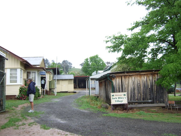 Some of the old buildings at the museum