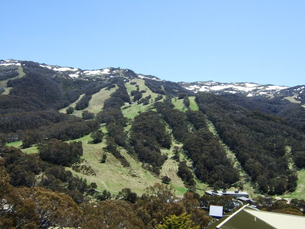 Beautiful mountain view as we approached Thredbo