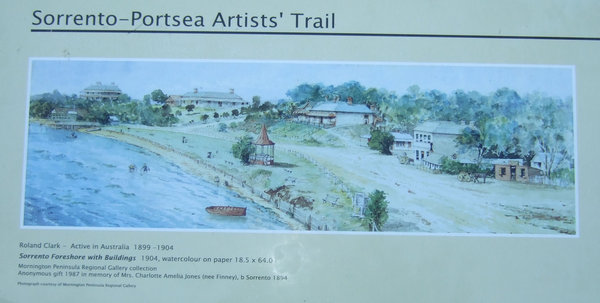 including this one of Sorrento Foreshore painted in 1904