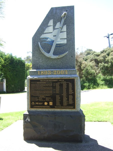 Memorial to the Collins Settlement