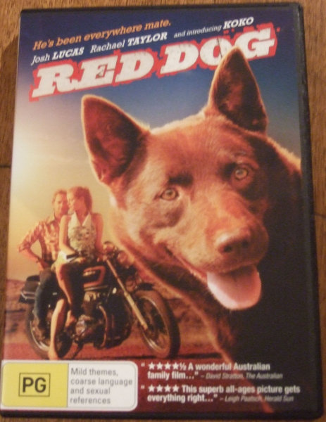 We didn't get round to seeing the film 'Red Dog' at the cinema but snapped up the DVD as soon as it came out