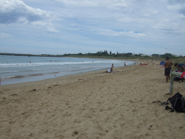 A nice warm Saturday but the beach still wasn't crowded