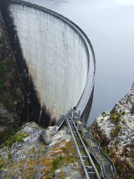 At 140 metres Gordon Dam is Australia's highest dam