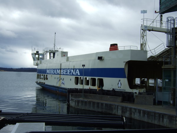 'Mirambeena' the ferry that took us to North Bruny Island 