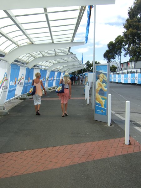 Entrance to Melbourne Park - home of the Australian Open Tennis Tournament