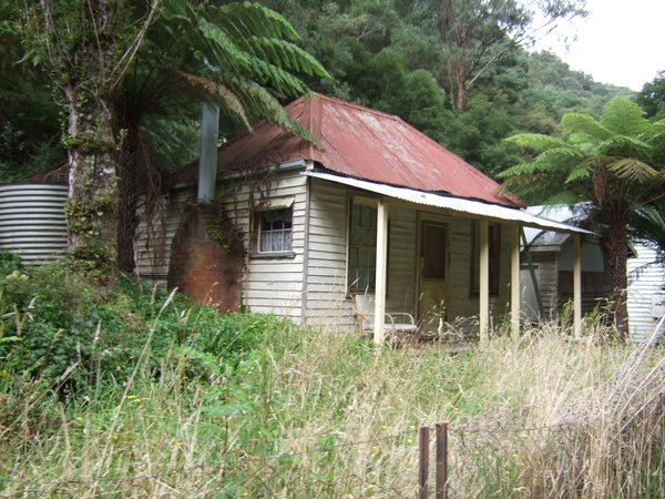 One of the original miners' cottages