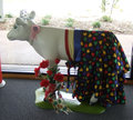 In the Information Centre - a beautifully decorated calf