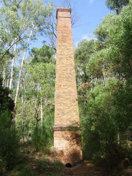 Chimney built by the 'Mountain Chief Gold Mining Company' in 1883